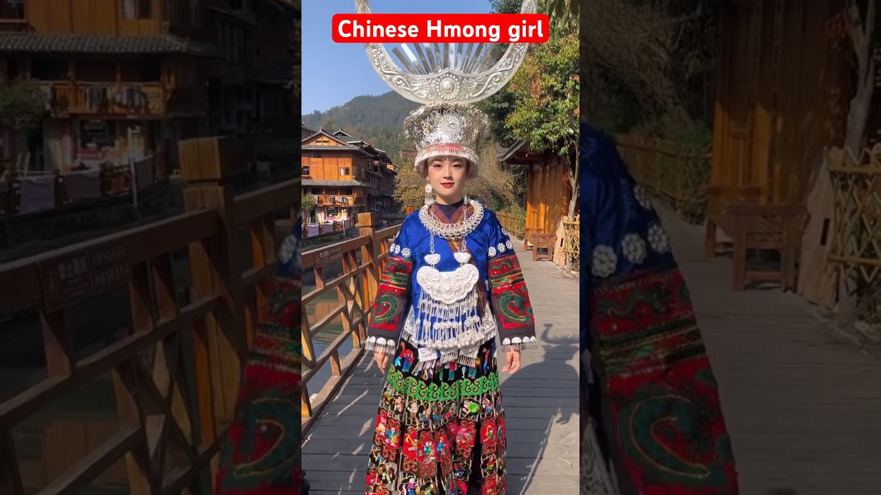 Chinese Hmong girl #shorts #china #hmong