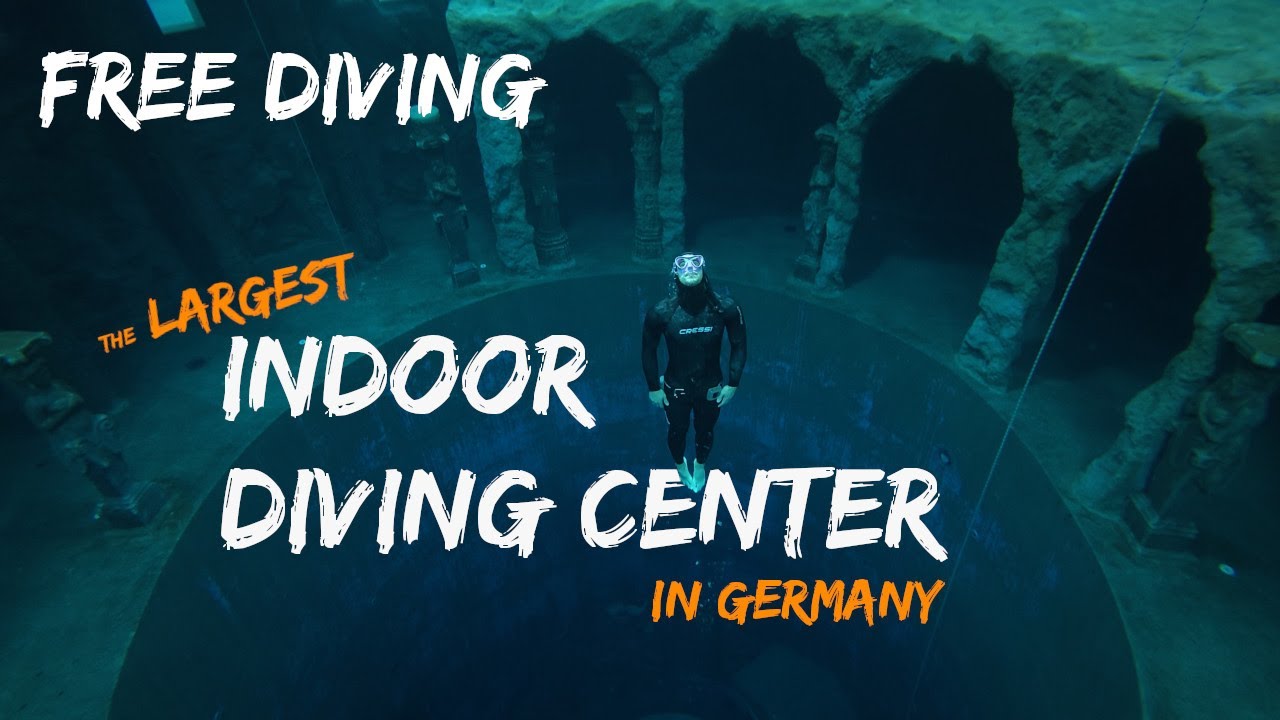 Freediving the largest Indoor Diving Center in Germany - Dive4Life