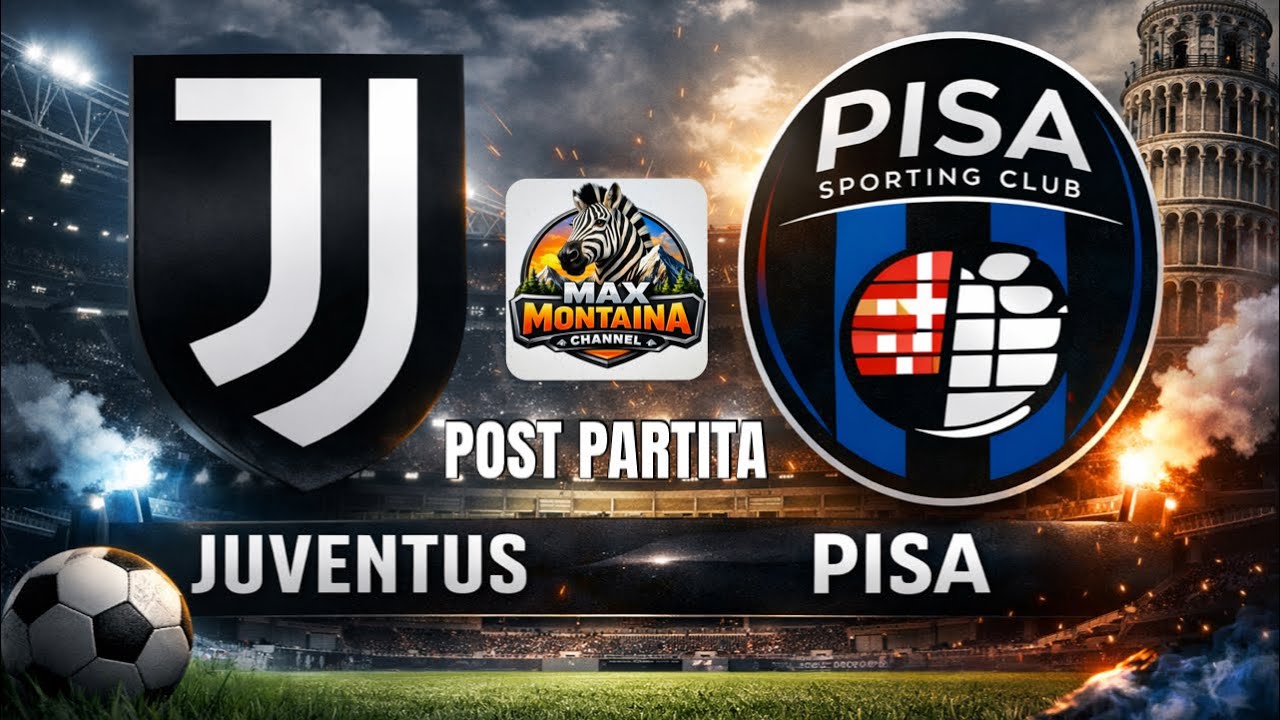 JUVENTUS    PISA ANALISI POST PARTITA