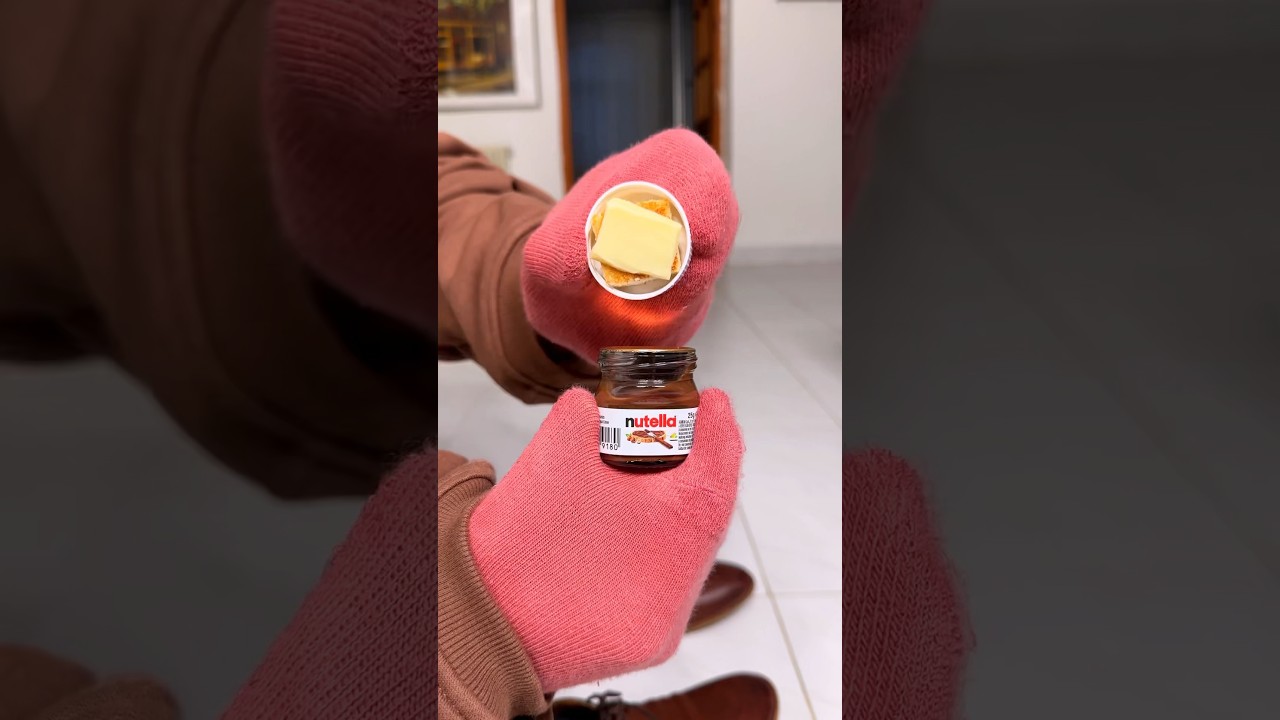 How to eat CHOCOLATE spread properly? With BUTTER and toast bread😎❤️🍞🧈🍫| CHEFKOUDY