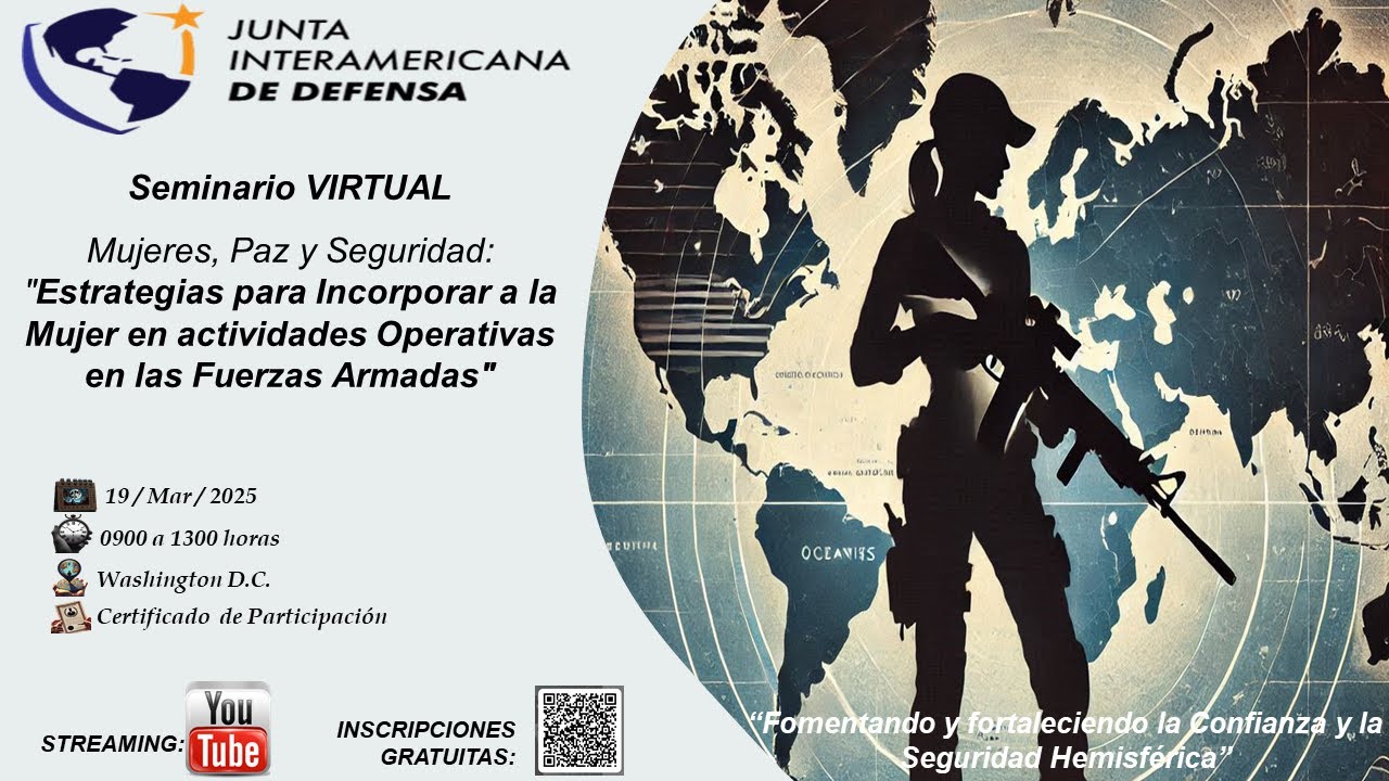 Seminario Mujeres, Paz y Seguridad JID / 2025