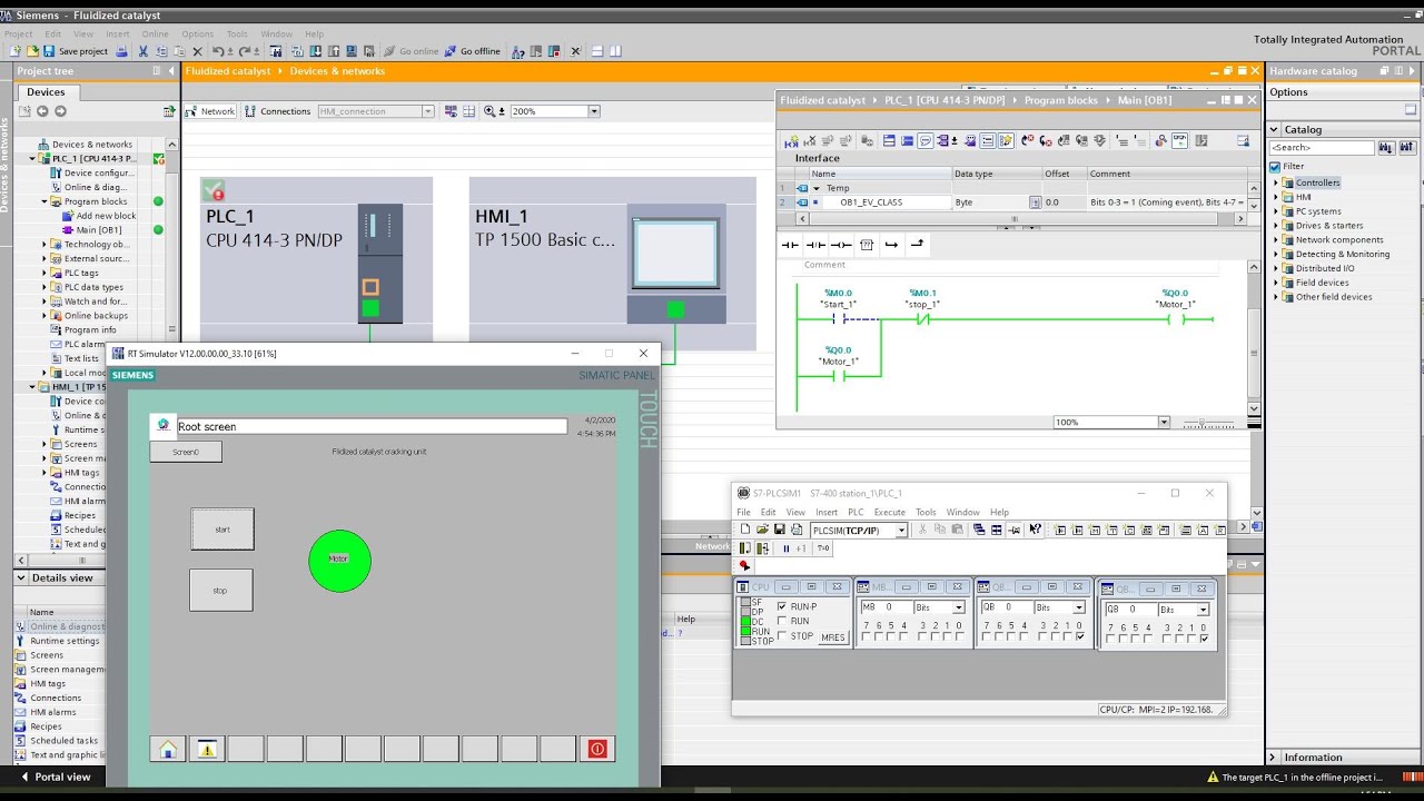 How to Configure WinCC HMI in TIA portal,  in conjunction with S7-300/400/1200/1500