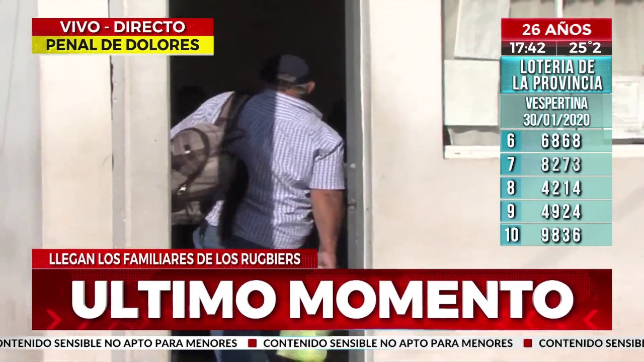 Así llegan los familiares de los rugbiers al penal de Dolores
