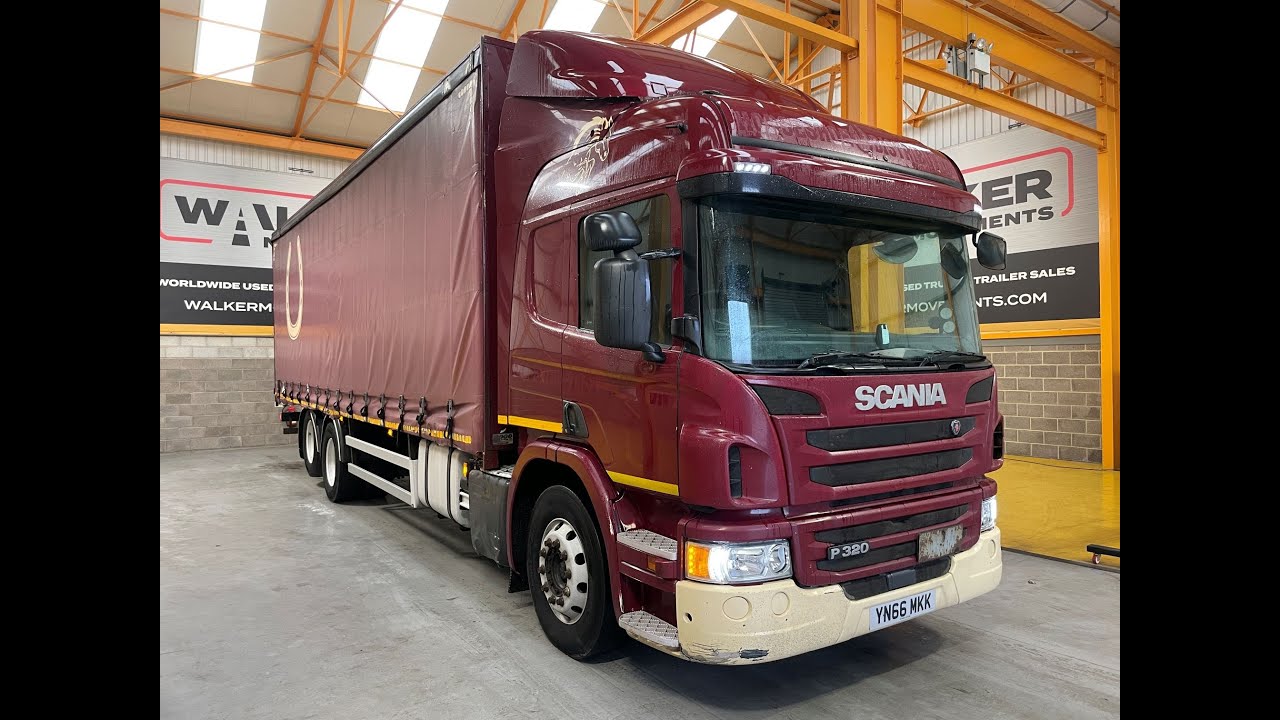 New In Stocklist For Sale: SCANIA P320 HIGHLINE *EURO 6* 26 TONNE 6X2 CURTAINSIDER - 2016 - YN66 MKK