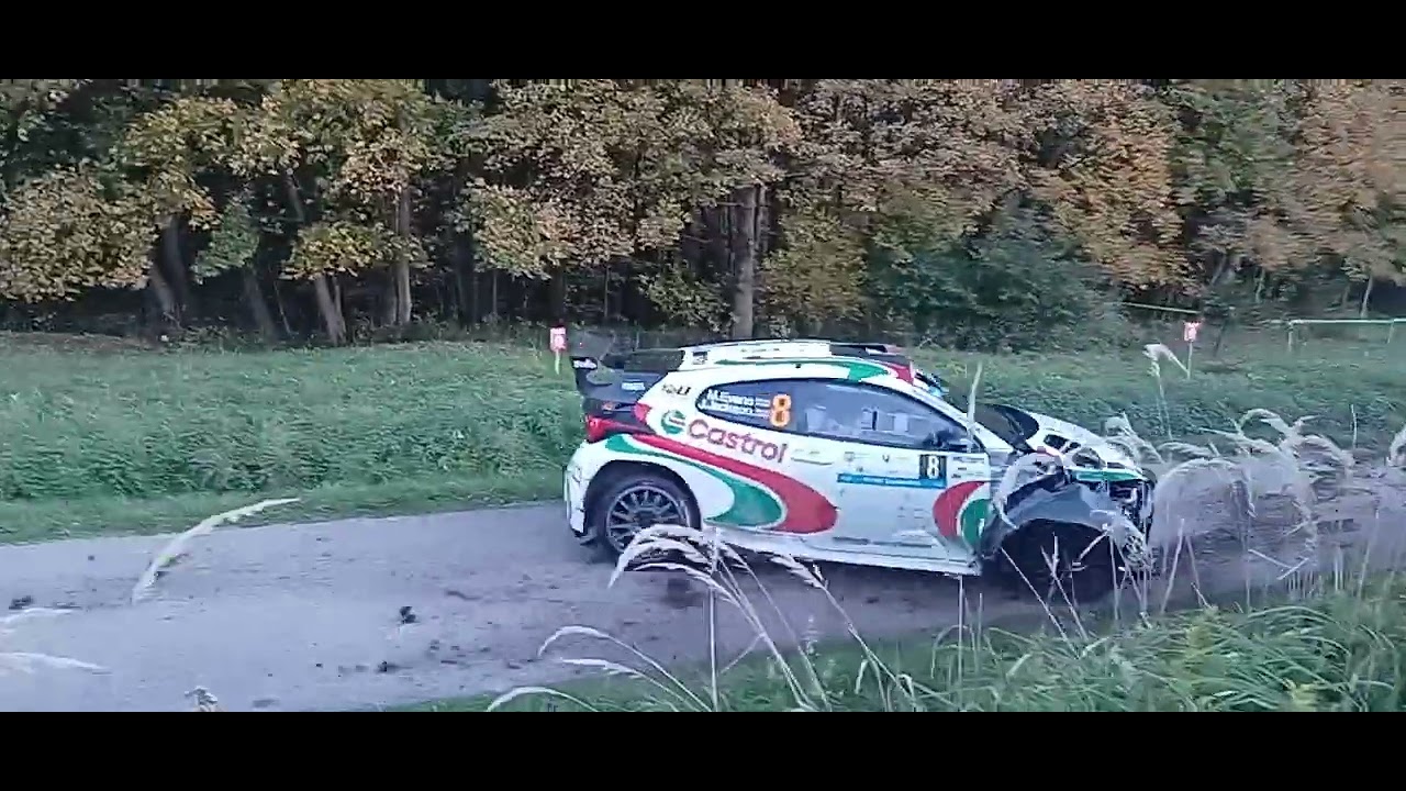Rally Silesia ERC SS7 Crash ,Rajd Śląska 2024  SS7 wypadek .