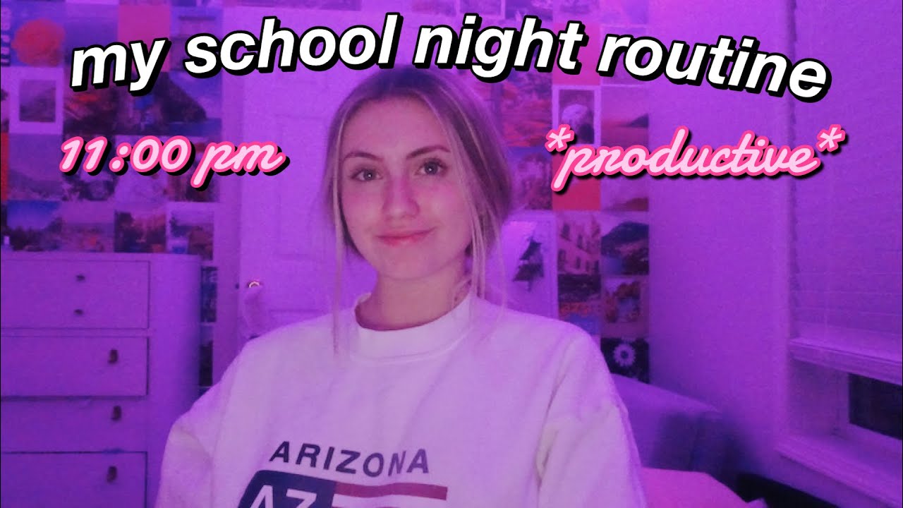 my high school night routine 2020 *junior year*