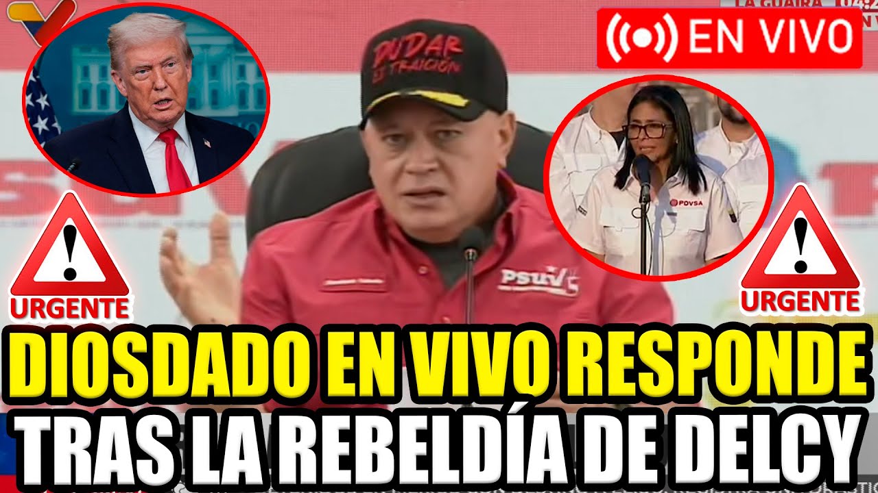 🚨DIOSDADO EN VIVO LE RESPONDE A EEUU TRAS LA REBELDÍA DE DELCY ¡CAOS EN VENEZUELA! | FRAN FIJAP