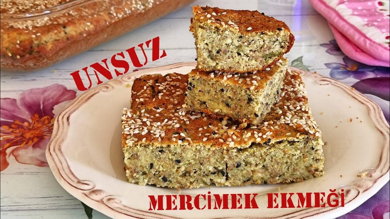BU EKMEK ZAYIFLATIYOR, UNSUZ MERCİMEK EKMEĞİ🌺KARATAY TARİFİ, HEM LEZZETLİ, HEM SAĞLIKLI