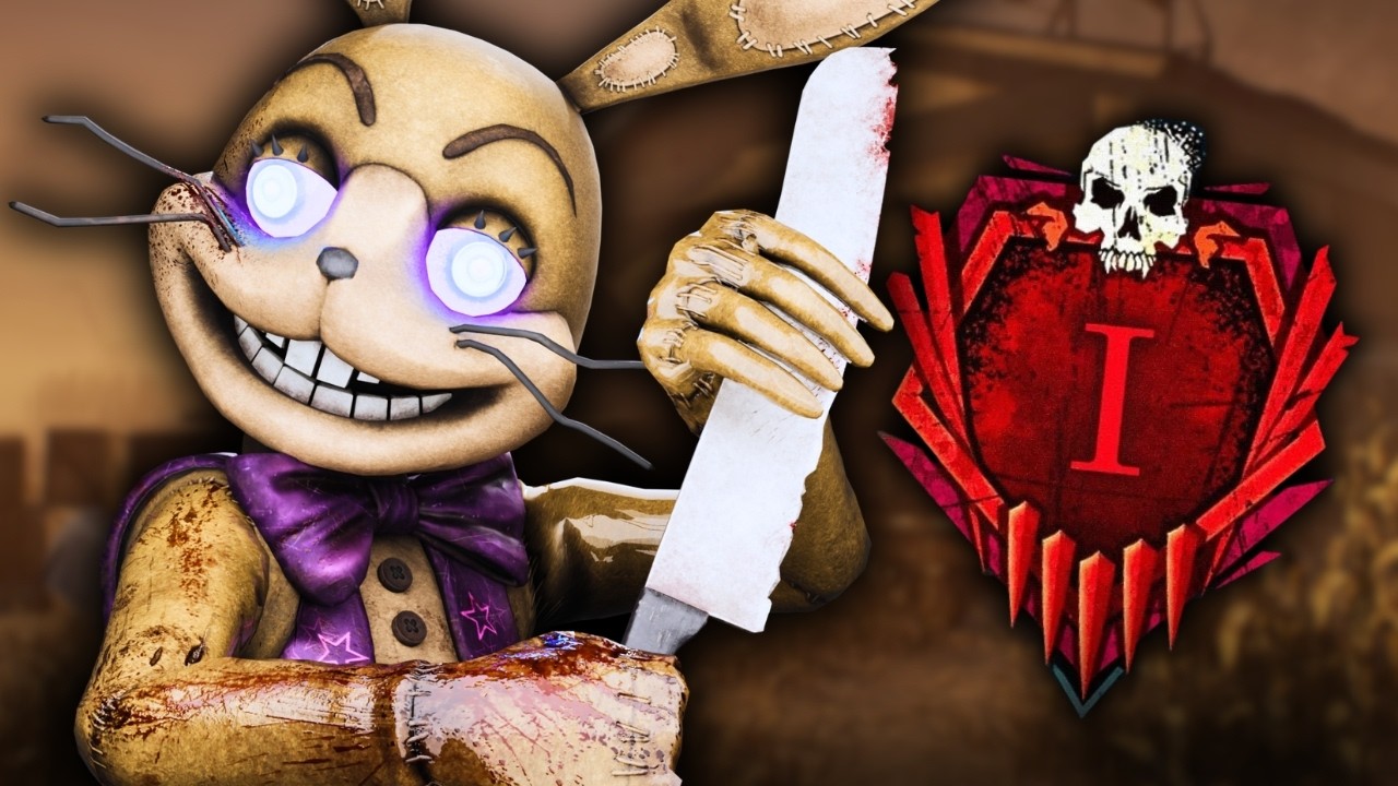 High Level Springtrap Gameplay - Dead By Daylight (No Commentary)