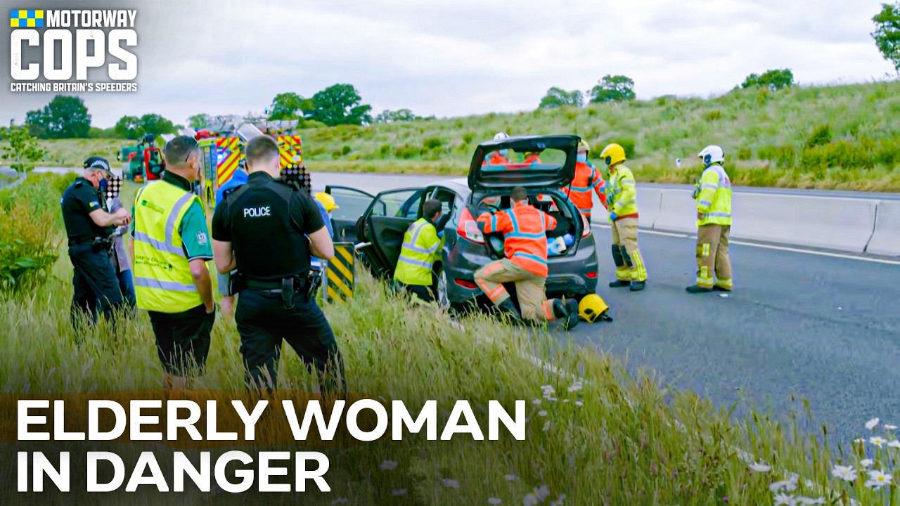 Elderly Passenger Struggles to Breathe After Crash! | Motorway Cops