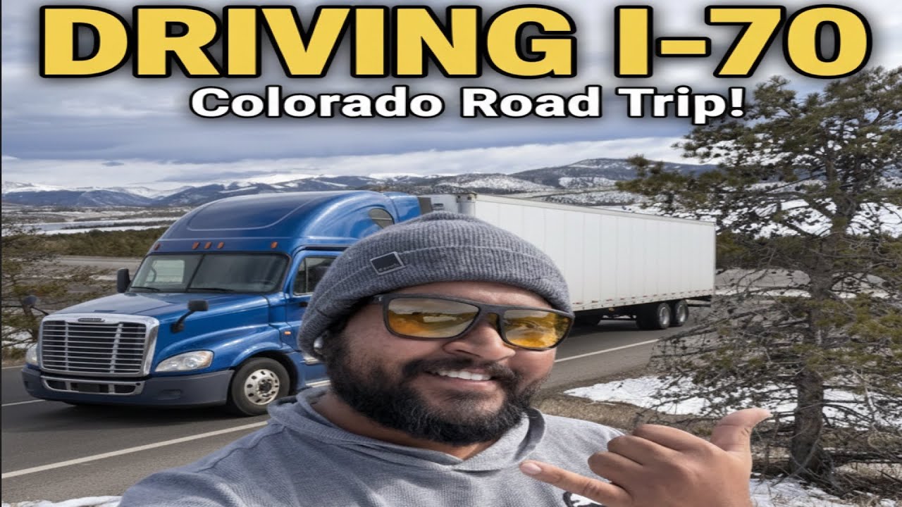 డ్రైవింగ్ in  beautiful Colorado USA 🇺🇸, Manhunt operation is going on, లైఫ్ is  easy 