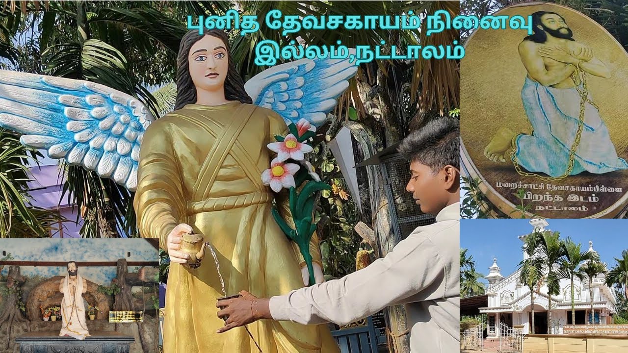 புனித தேவசகாயம் பிள்ளை ⛪பிறந்த இடம்,நட்டாலம்#பனித தேவசகாயம் நினைவு இல்லம்#cherilcherbivlogs