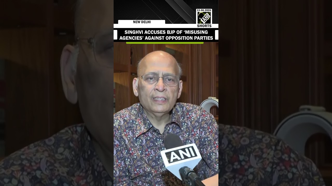&ldquo;Never before in 75 years,&rdquo; says Abhishek Manu Singhvi attacking BJP over agencies