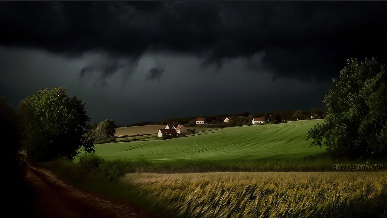 1940s Calm Before the Storm | Thunder Rolls Over Your Childhood Village | Vintage Oldies Music