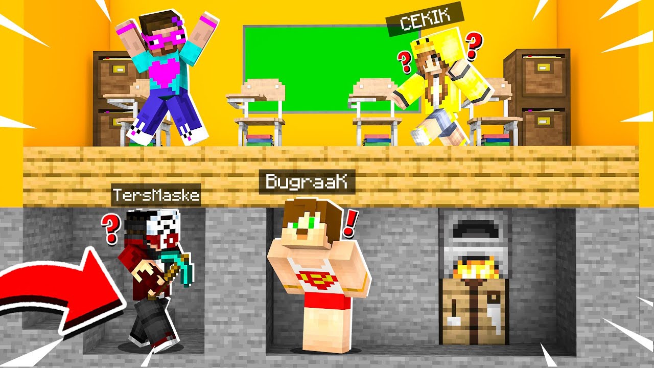 ÖĞRETMEN OLUP 6 ARKADAŞIMI ARIYORUM - Minecraft Saklambaç