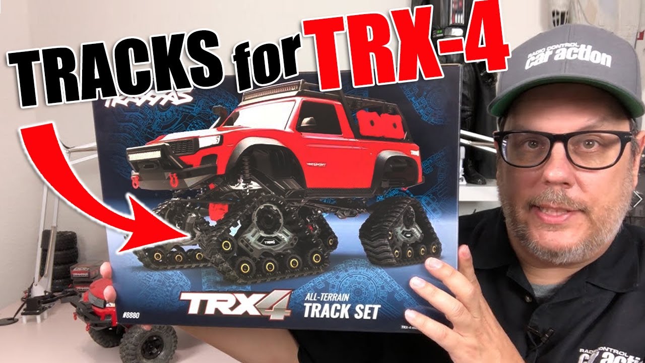 Комплект гусениц Traxxas Traxx All-Terrain для TRX-4: распакован, установлен и протестирован
