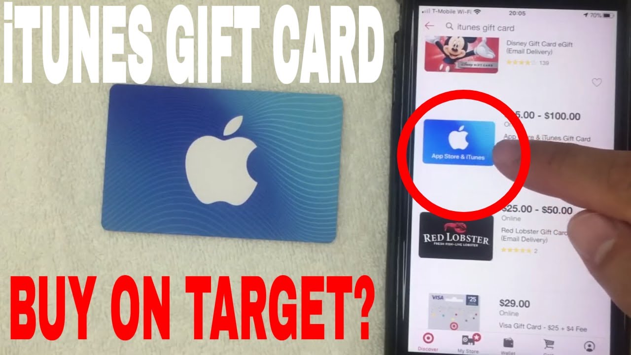 ✅  How To Buy iTunes Gift Card On Target Tutorial 🔴