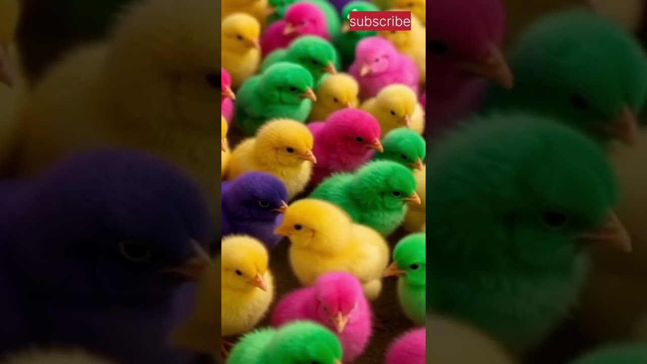 🌈 &ldquo;Rainbow Flock &ndash; Cute Colorful Baby Chicks Together&rdquo;