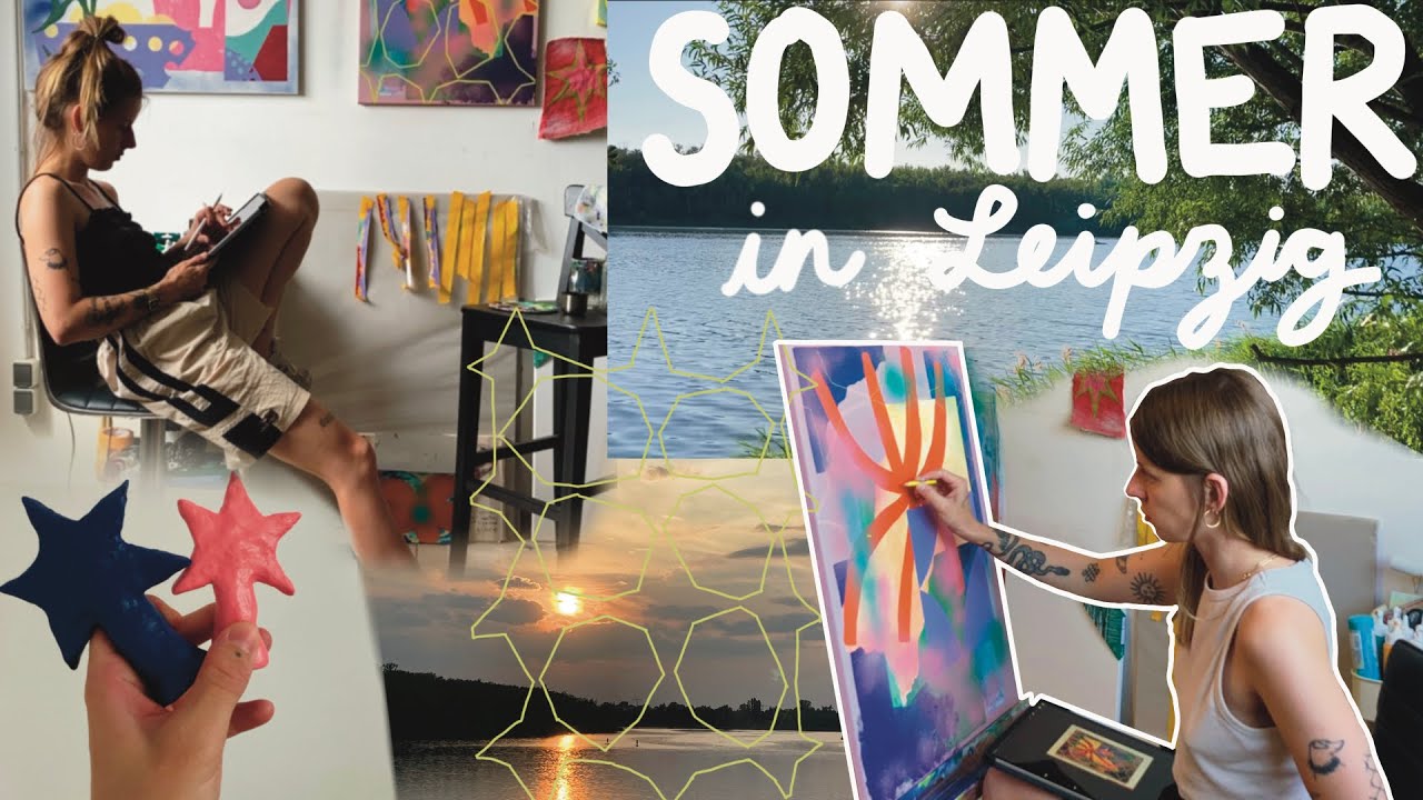 Der Sommer ist da - Atelierzeit, See & Bücher VLOG