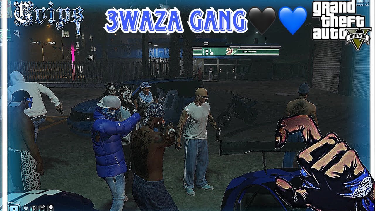 #1 البداية: GTA RP MAROC 💙 CRIPS GANG 3WAZA