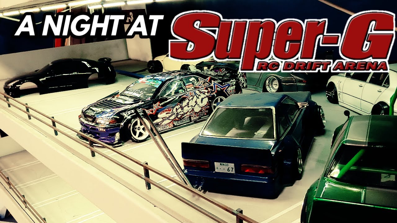 A Night at SUPER-G Rc Drift Track! Team Saiko Raymond Gets Some Laps In With The Locals!! YokomoYD2