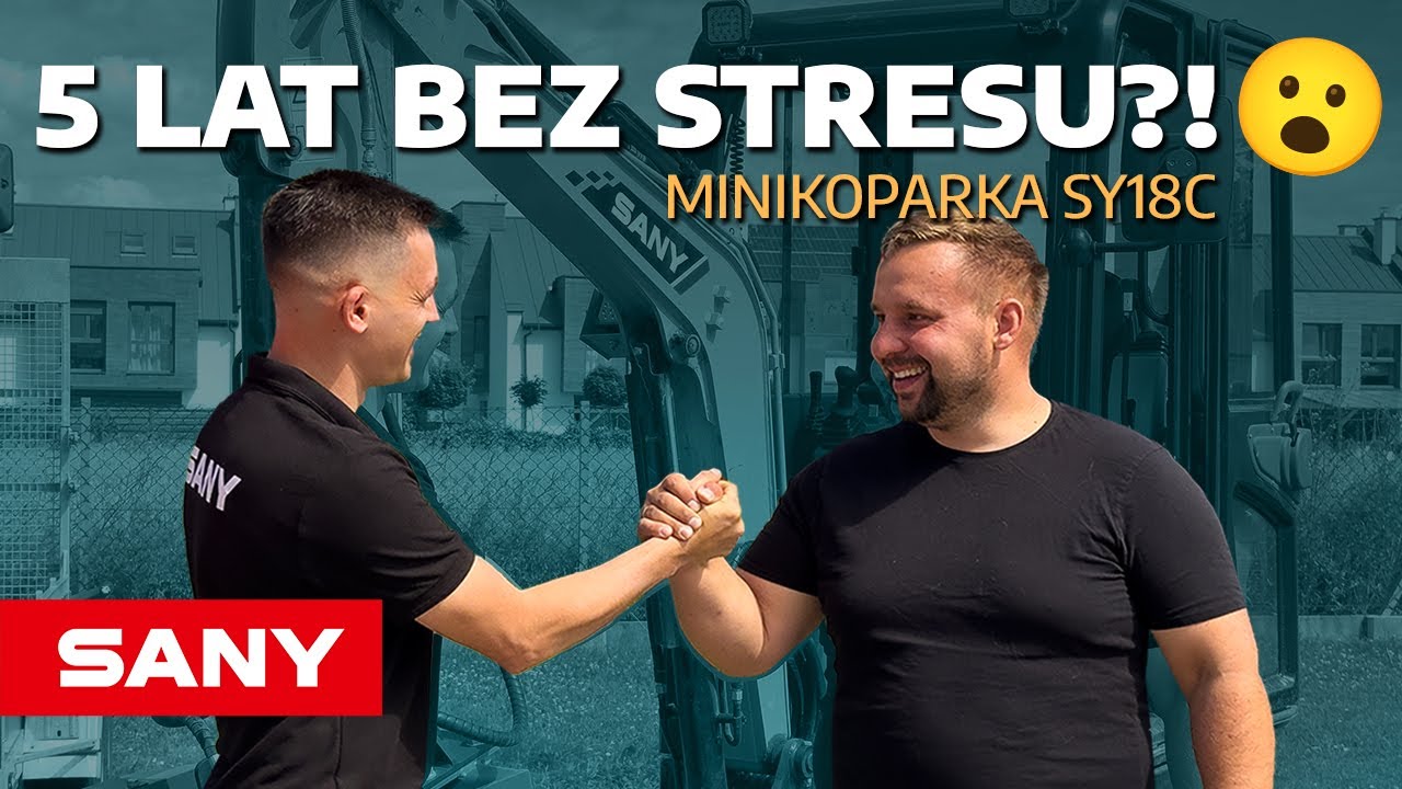 Czy warto kupić SANY SY18C? 👷‍♂️ Opinie o minikoparce do 2 ton