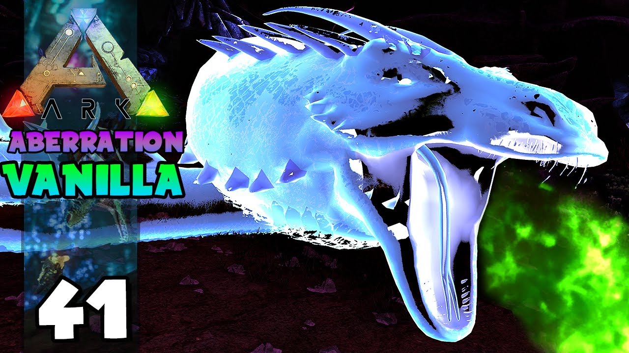 CAÇANDO O BASILISCO FANTASMA!!! ARK: ABERRATION (VANILLA) 41