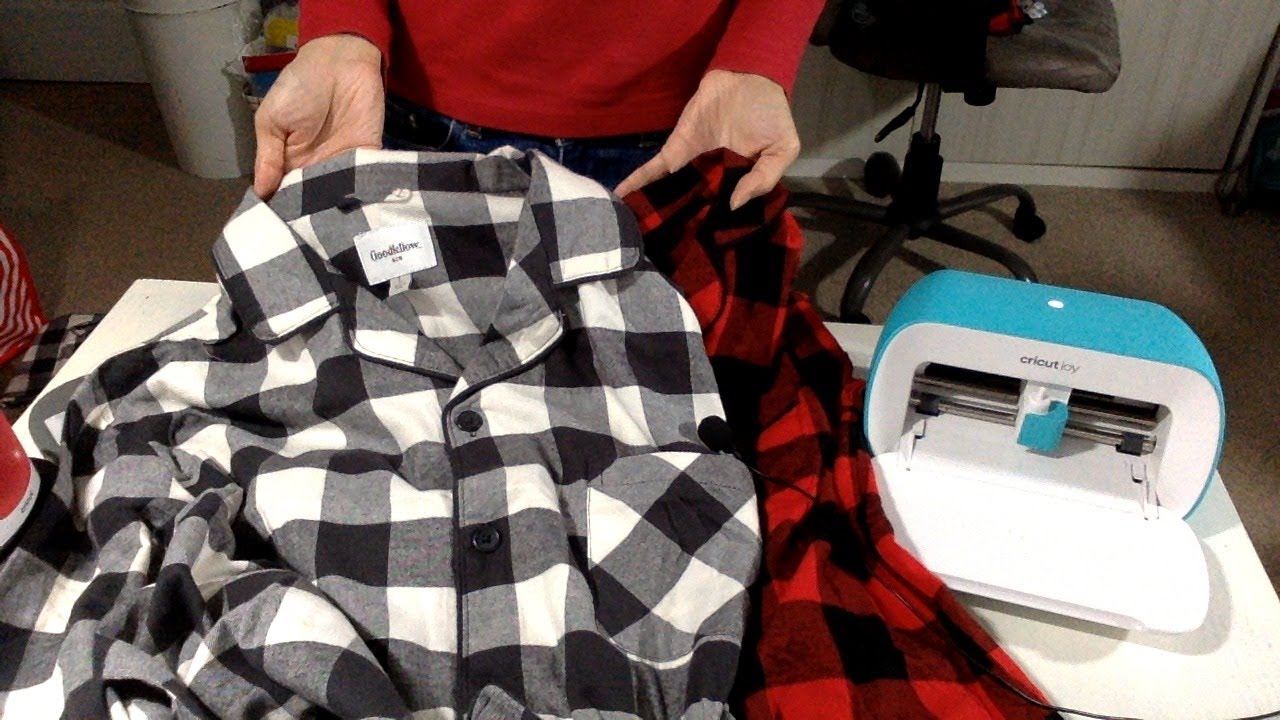 How to Iron On HTV to flannel with a Cricut Joy 🔴