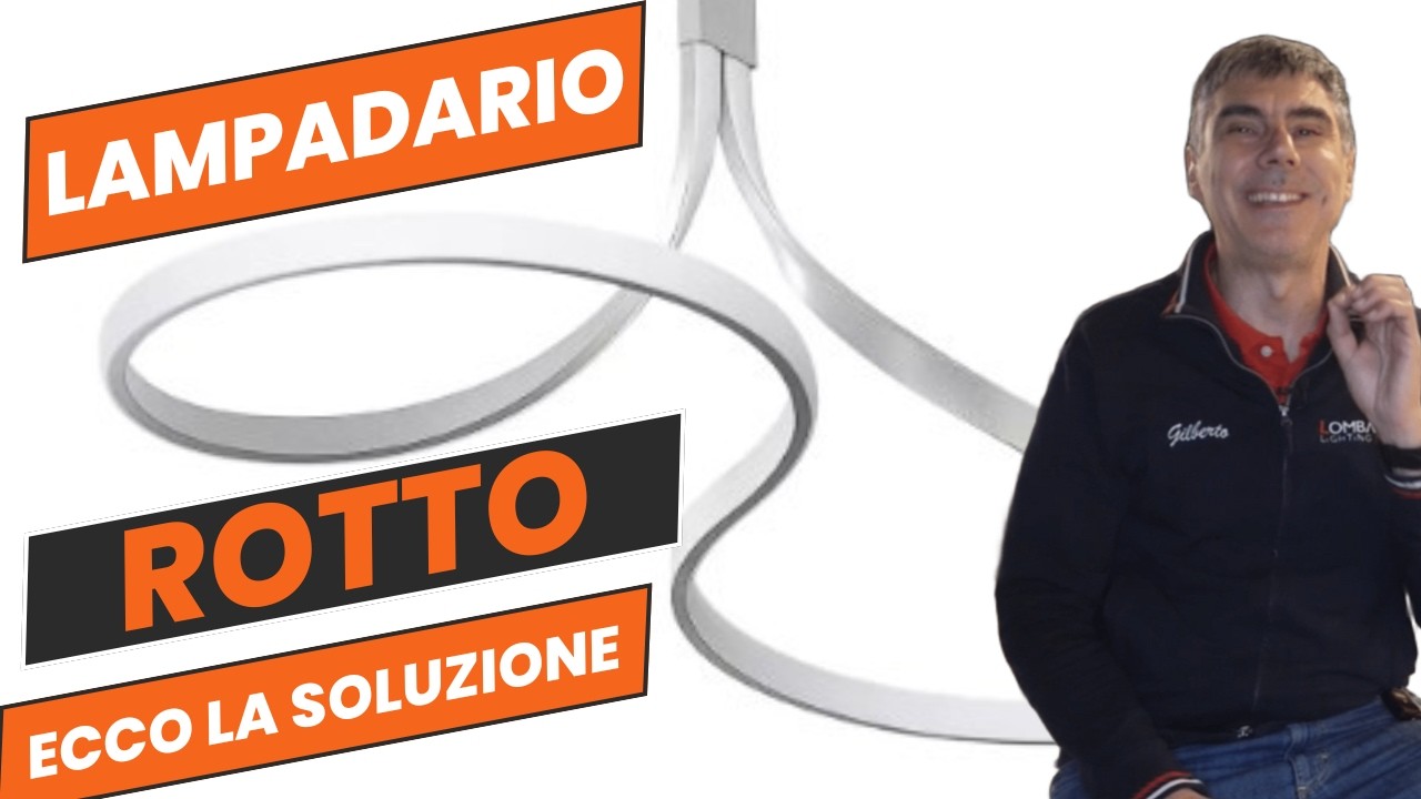 Lampadario con striscia a led rotto #faidate #home #lighting