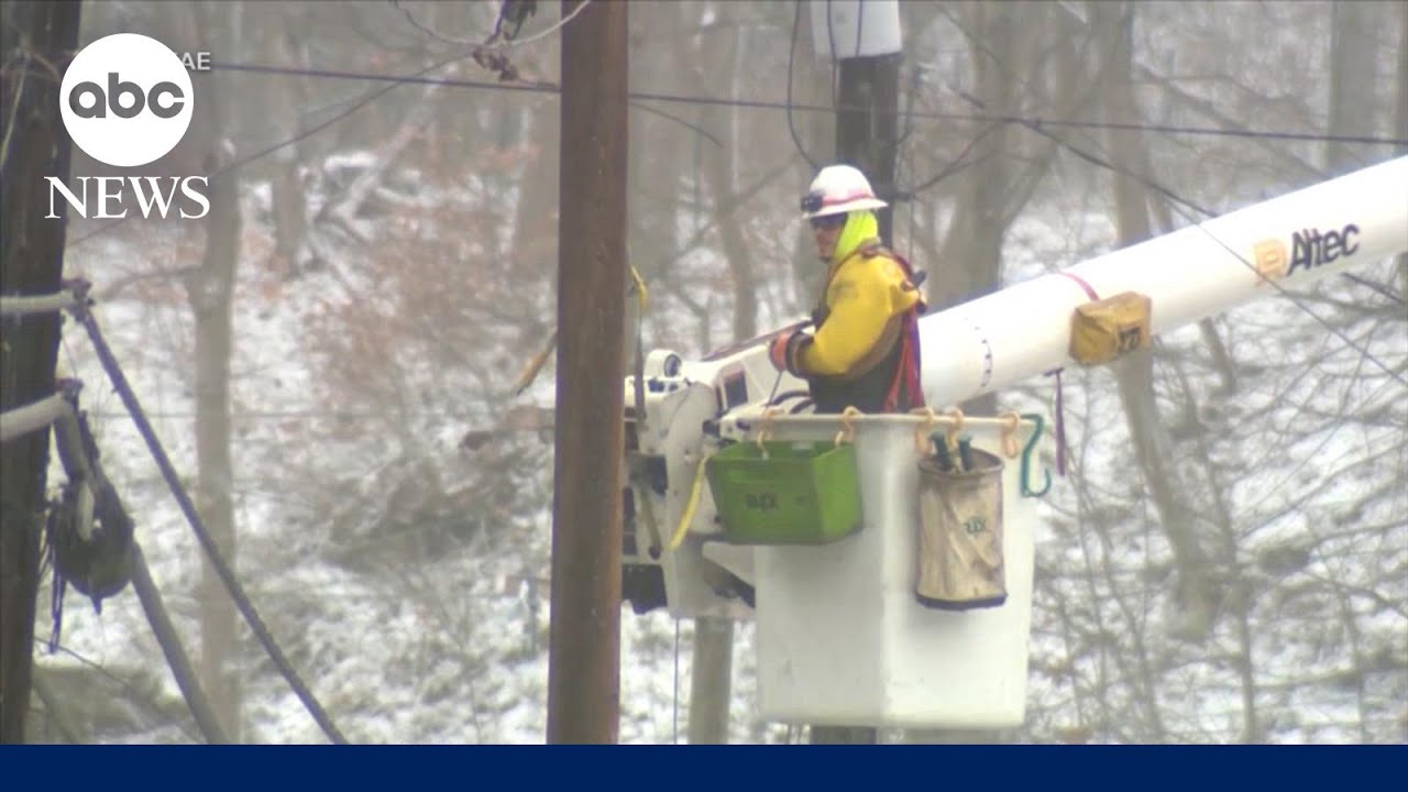 Ice and power outage threat