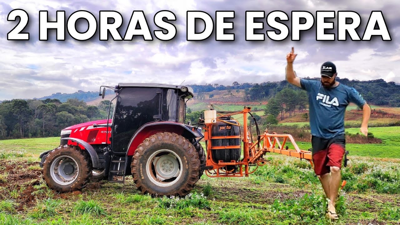 MF 4707 em Pulverização Necessária pra Eliminar o Azevém