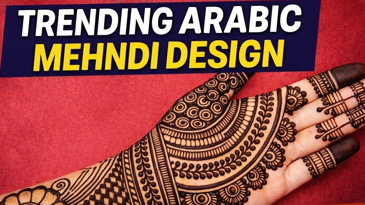 Stylish Latest Bridal Mehndi Design | Front Hand Mehndi Design  | Trending Mehndi Design 2026
