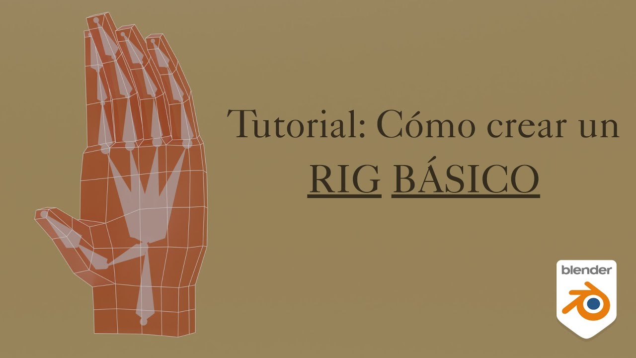 Como Hacer un RIG BASICO en Blender | Tutorial