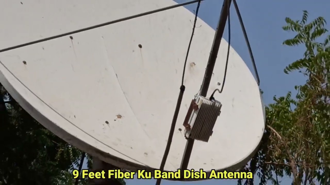 9 Feet Fiber Ku Band / Offsat Dish Antenna