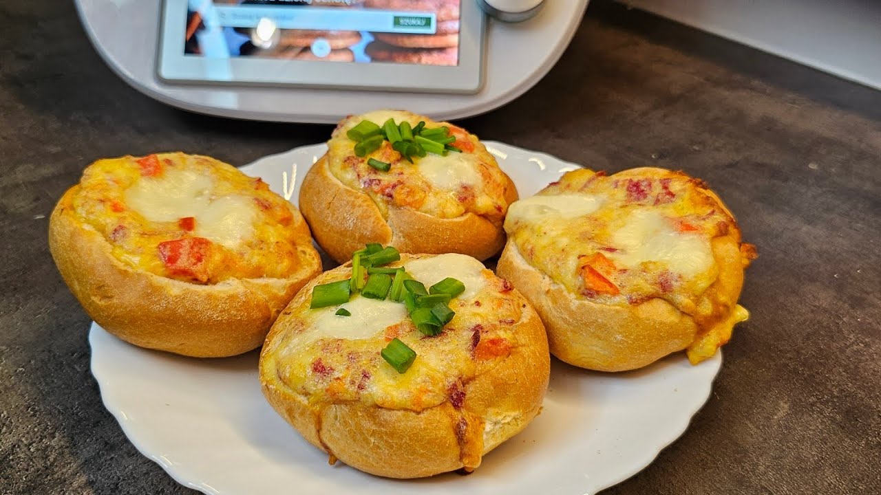 Pyszne Bułki z nadzieniem z Thermomix #paulitawita