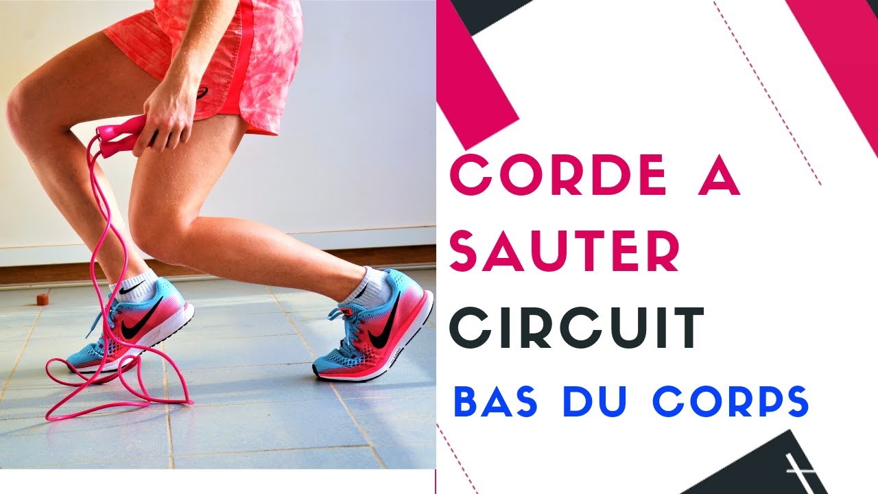 CORDE A SAUTER Circuit training CARDIO CROSSFIT HIIT Spécial BAS DU CORPS