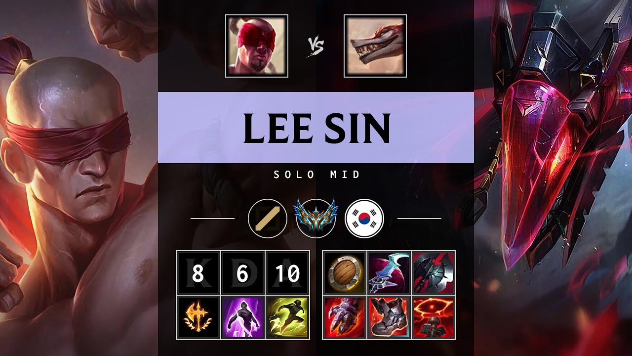 Lee Sin Mid vs Naafiri - KR Challenger Patch 25.14
