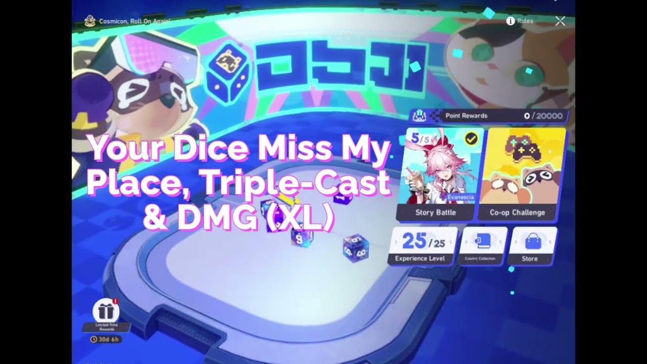 Your Dice Miss My Place, Triple-Cast, DMG (XL) - HSR 4.2 Achievements