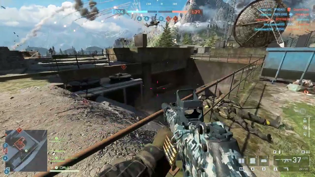 Battlefield 6 New Map Gameplay - Contaminated (41-6 w/ the QBZ)