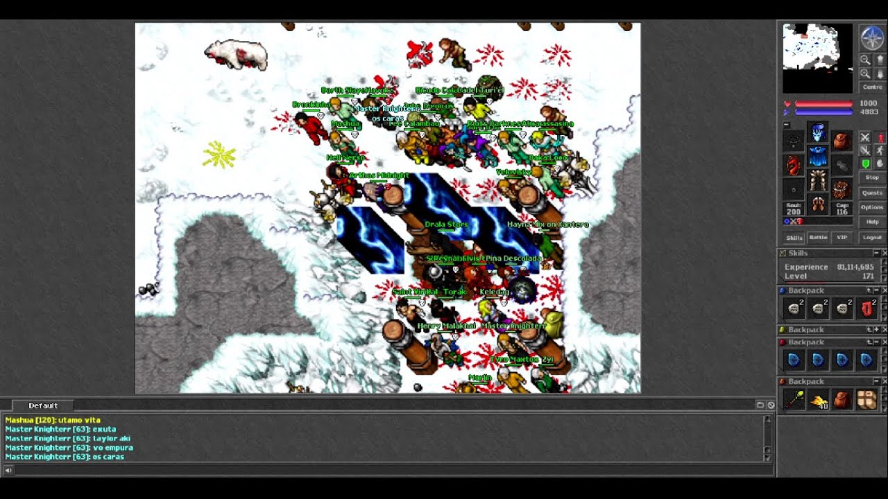 Tibia - Massacre in Svargrond - Arthas Midnight MS 171 (Xantera 2007 8.1)