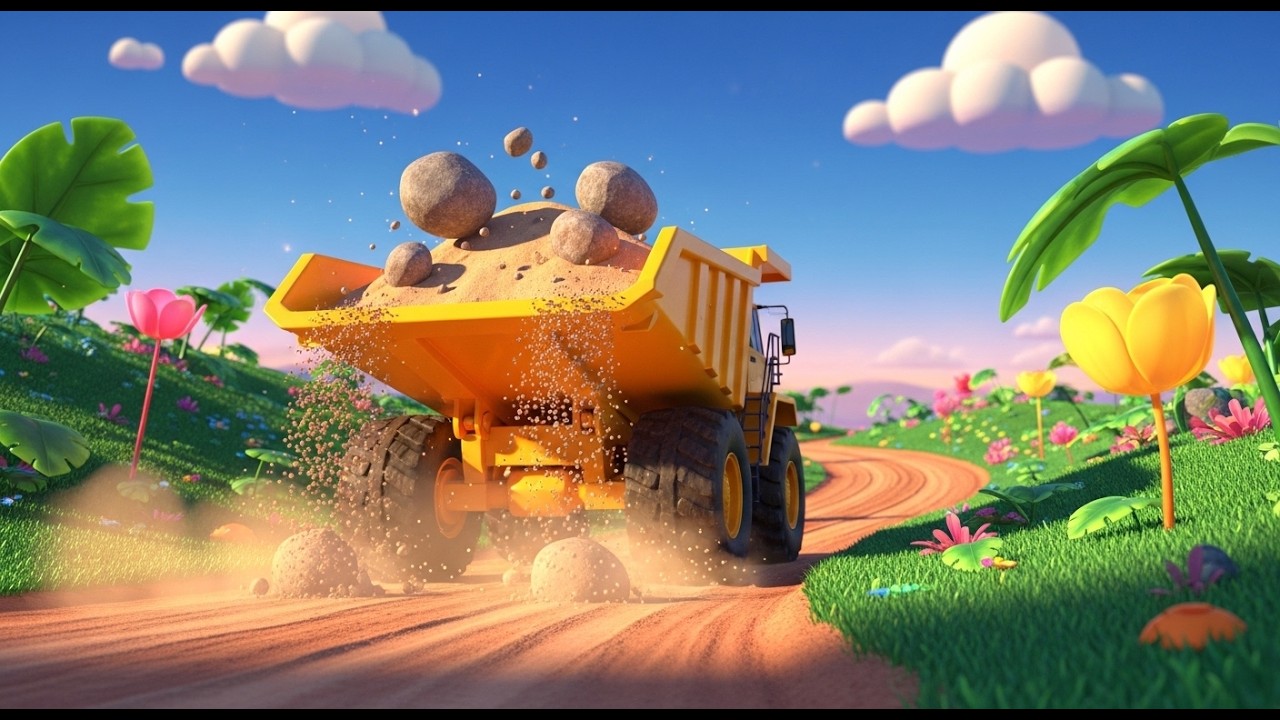 🚧 Big Dump Truck Fun | Construction Nursery Rhymes for Kids and Many More Fun Songs!