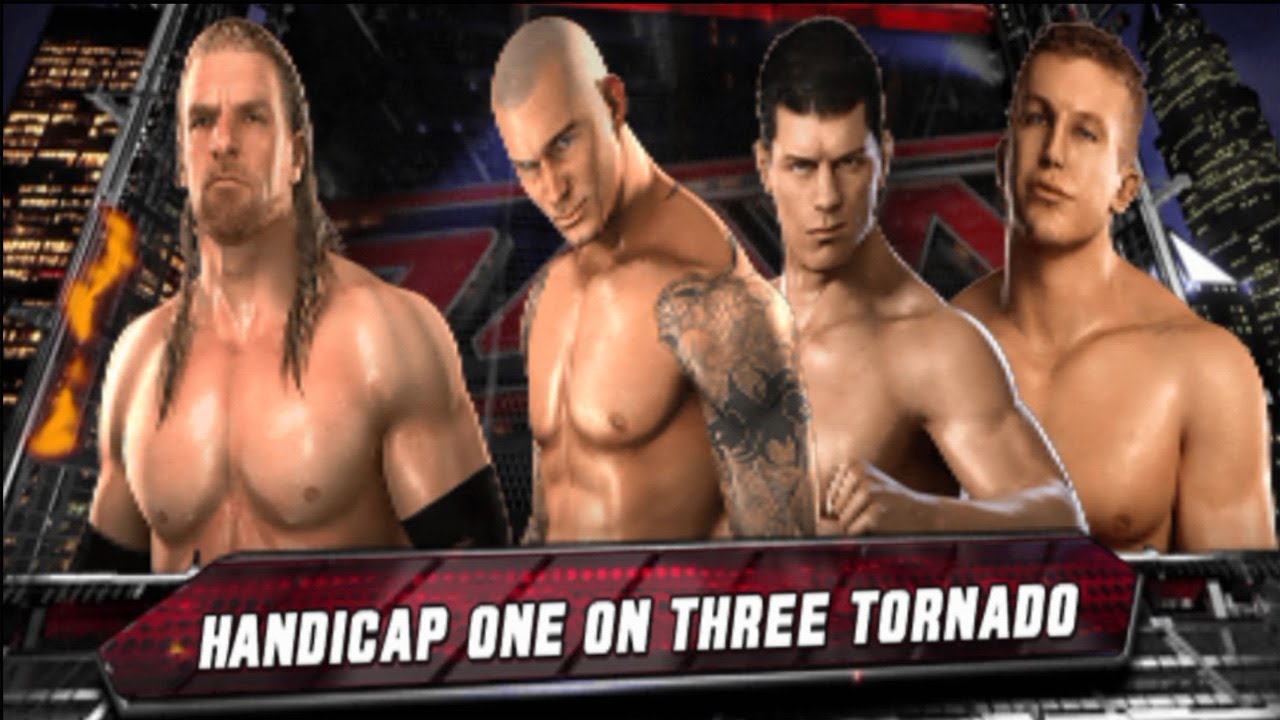 Triple H's Ultimate Challenge WWE SmackDown vs. Raw 2011 One-on-Three Tornado Match | Gameplay (PSP)