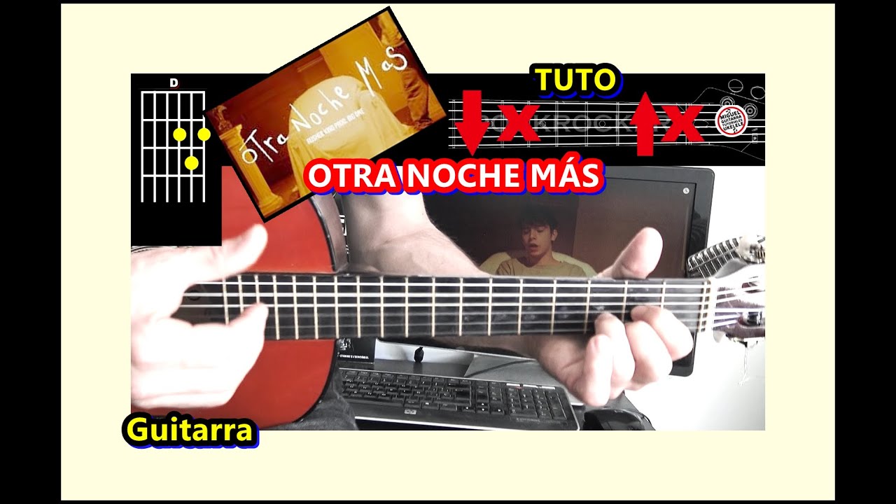 COMO Tocar 🎸 OTRA NOCHE MAS de RUSHER KING (UKELELE) Acordes y Acompañamiento Tutorial FACIL