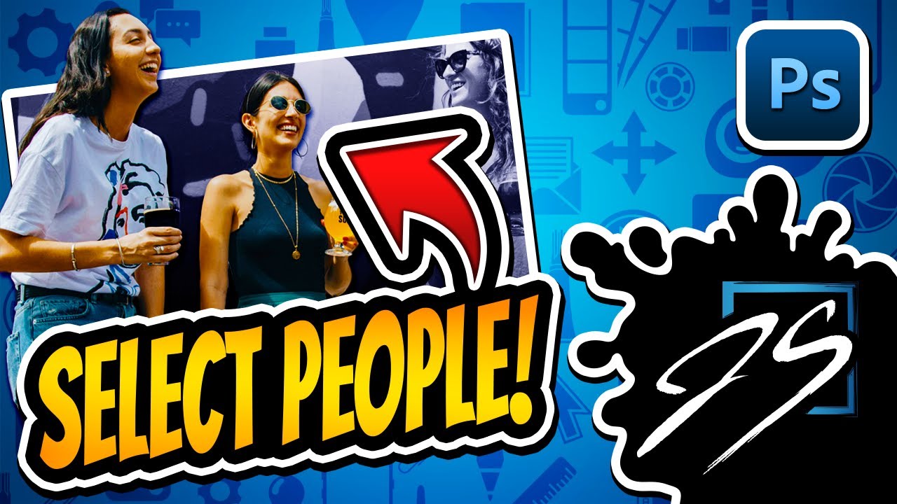 Select People FAST in Photoshop! (SO EASY!)