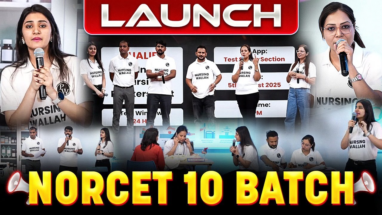 NORCET 10 Batch Launching 🚀 | Live Event on 5th August | NORCET 10 Preparation #norcet10
