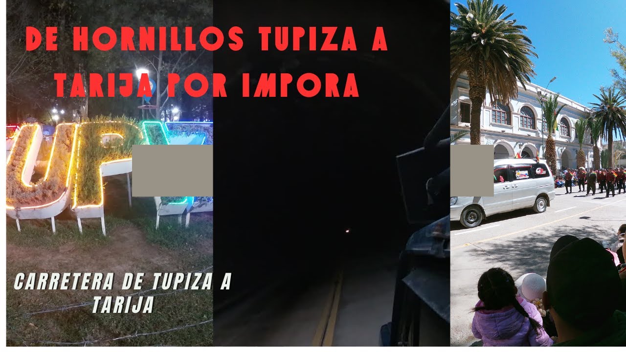 CAMINO DE HORNILLOS A TARIJA POR IMPORA