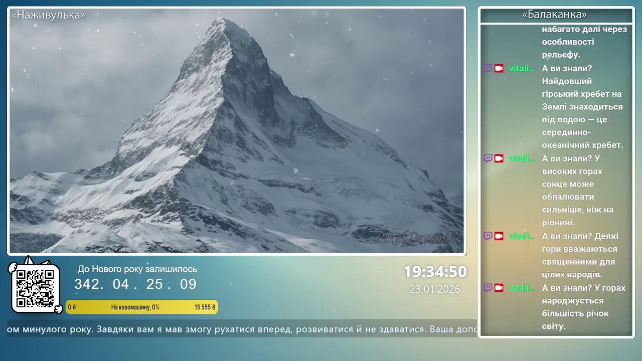 Пряма трансляція користувача PixelDreams Прослуховування спокійної музики
