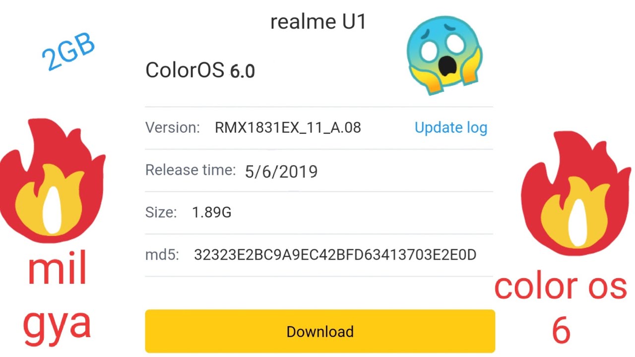 #Realme #coloros6 update review || whats new ?? And how to install 🔥🔥