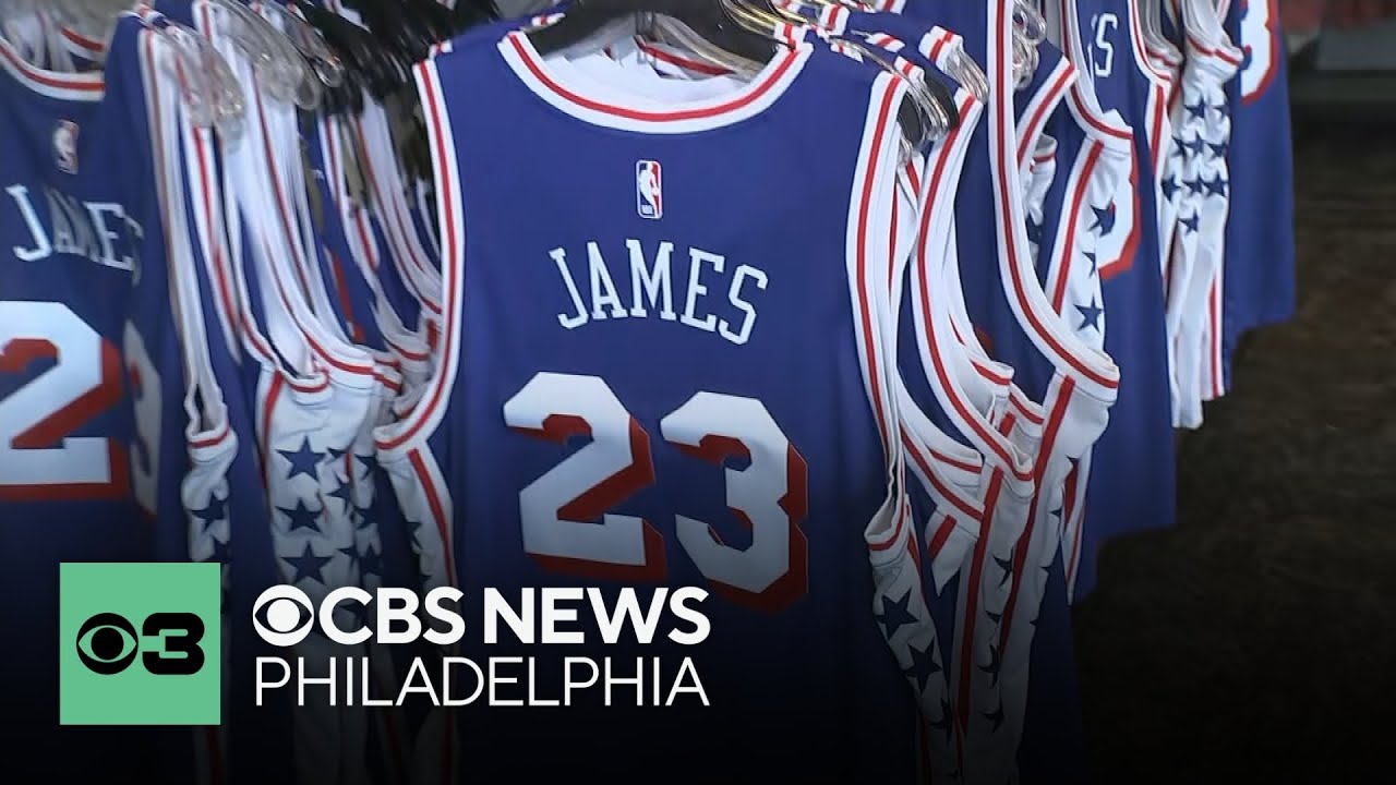 Sixers team store is stocked with LeBron James, Jaylen Brown jerseys for new merch sale