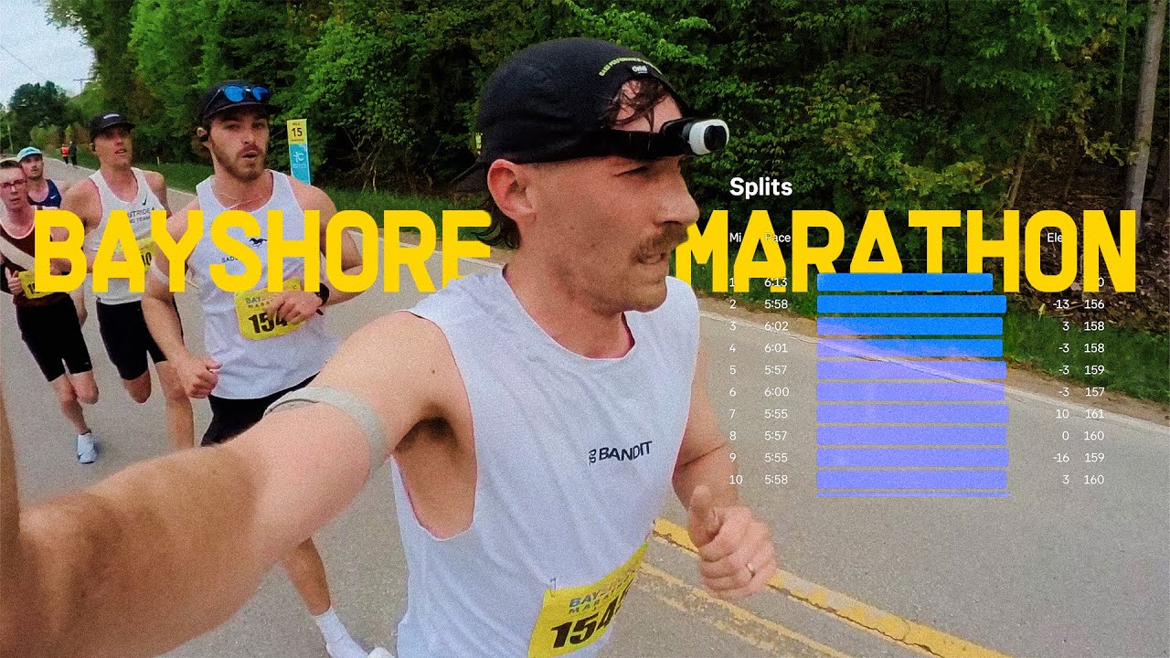 BAYSHORE MARATHON 2025 - Pacing NOT Racing...